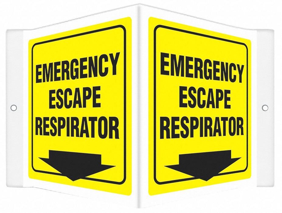 Safety Sign 6 in x 8 1/2 in PETG