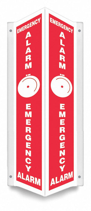 Safety Sign 24 in x 7 1/2 in PETG