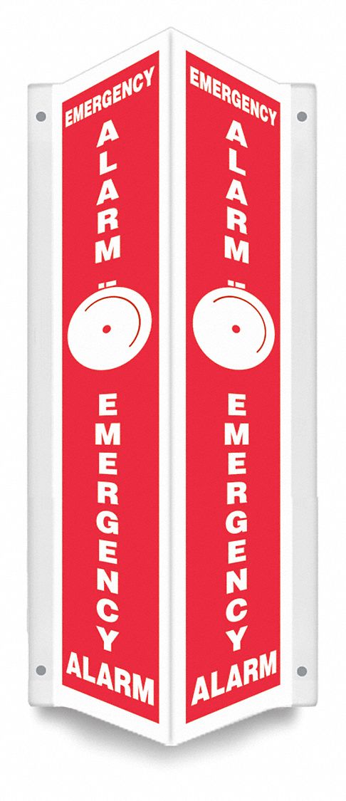 Safety Sign 24 in x 7 1/2 in PETG