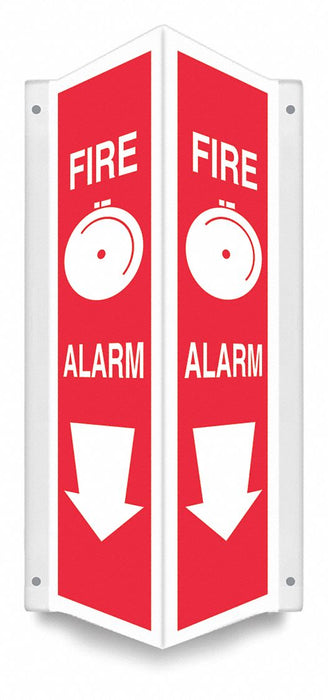Safety Sign 18 in x 7 1/2 in PETG