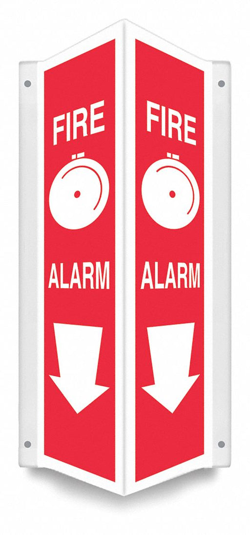 Safety Sign 18 in x 7 1/2 in PETG