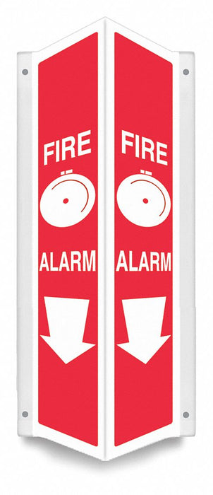 Safety Sign 24 in x 7 1/2 in PETG