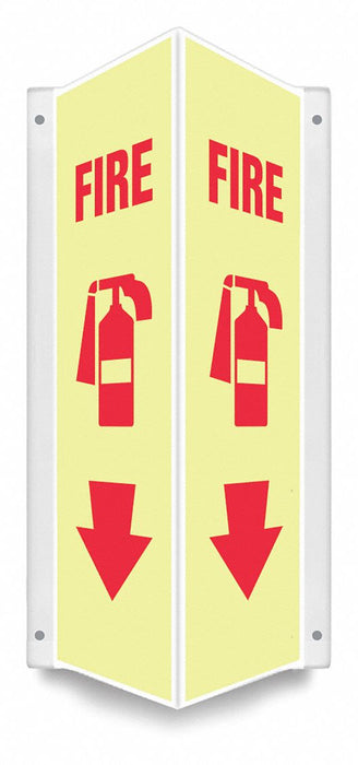 Safety Sign 18 inx7 1/2 in PETG