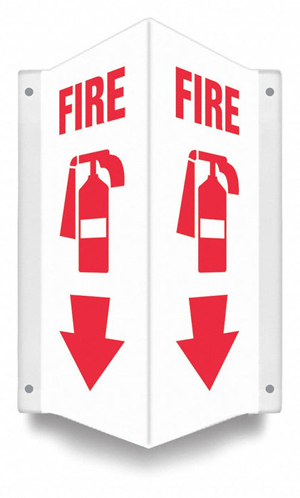 Safety Sign 12 in x 7 1/2 in PETG
