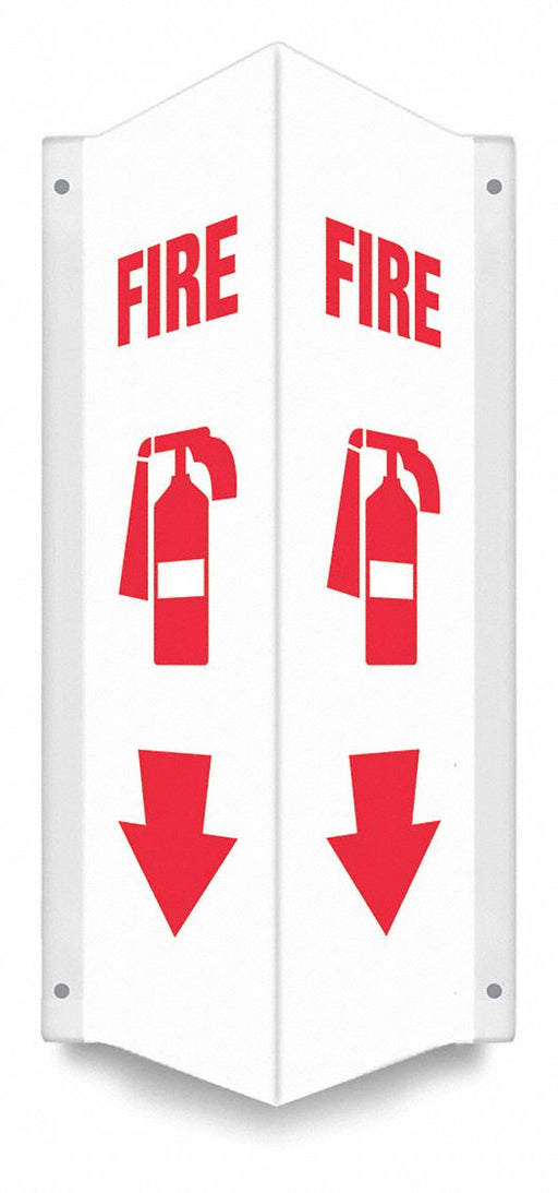 Safety Sign 18 in x 7 1/2 in PETG