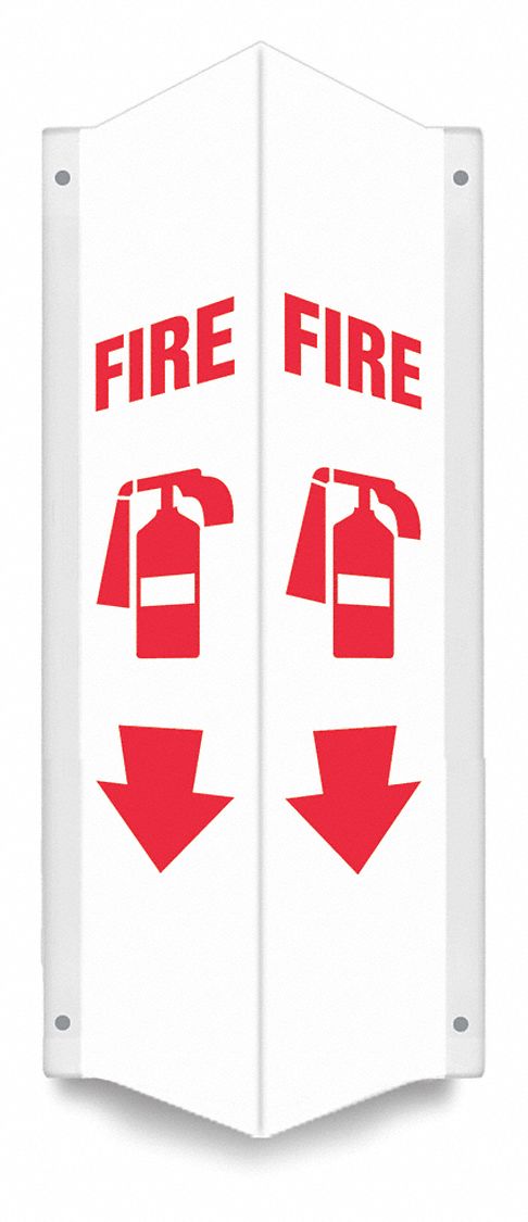 Safety Sign 24 in x 7 1/2 in PETG