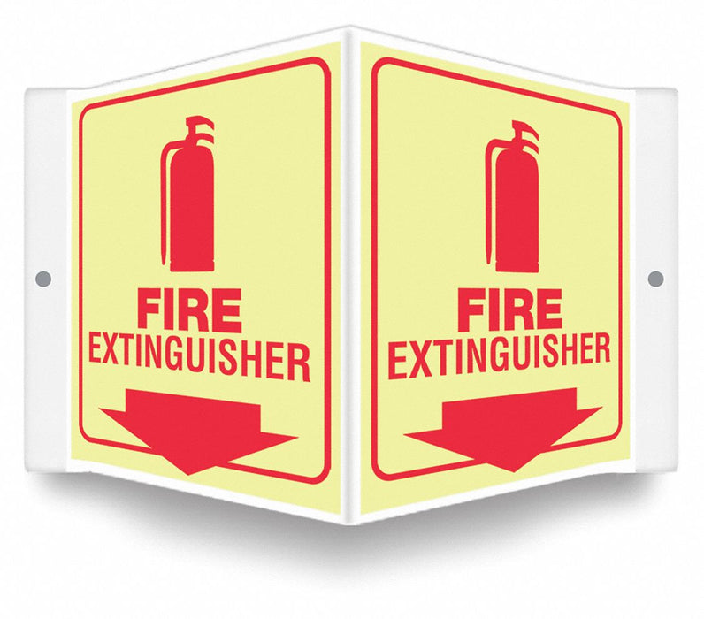 Safety Sign 6 inx8 1/2 in PETG