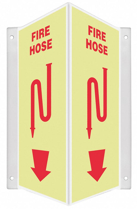 Safety Sign 12 inx7 1/2 in PETG