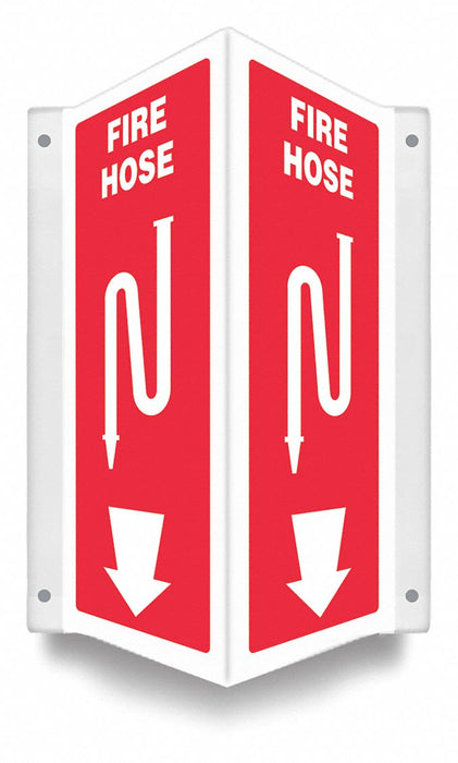 Safety Sign 12 in x 7 1/2 in PETG