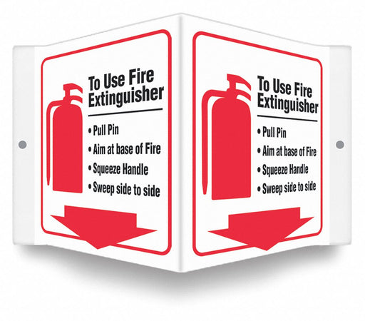 Safety Sign 6 in x 8 1/2 in PETG