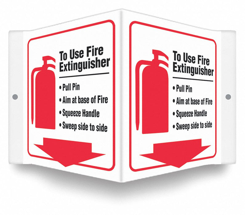 Safety Sign 6 in x 8 1/2 in PETG