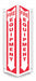 Safety Sign 24 in x 7 1/2 in PETG