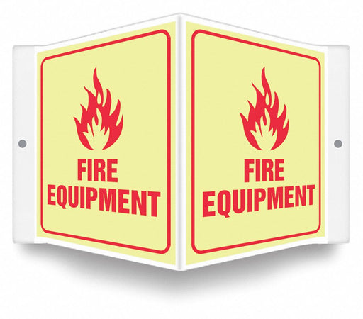 Safety Sign 6 inx8 1/2 in PETG