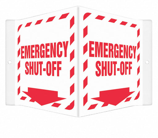 Safety Sign 6 in x 8 1/2 in PETG