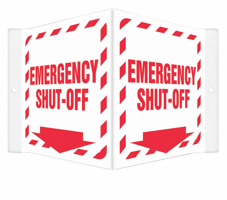 Safety Sign 6 in x 8 1/2 in PETG