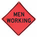 Traffic Sign 48 in x 48 in Orange