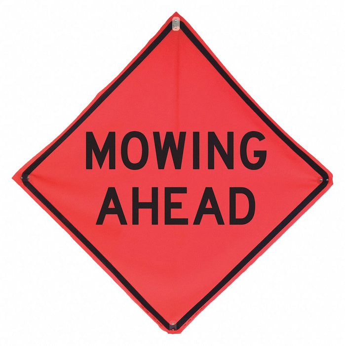 Traffic Sign 48 in x 48 in Orange