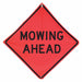 Traffic Sign 48 in x 48 in Orange