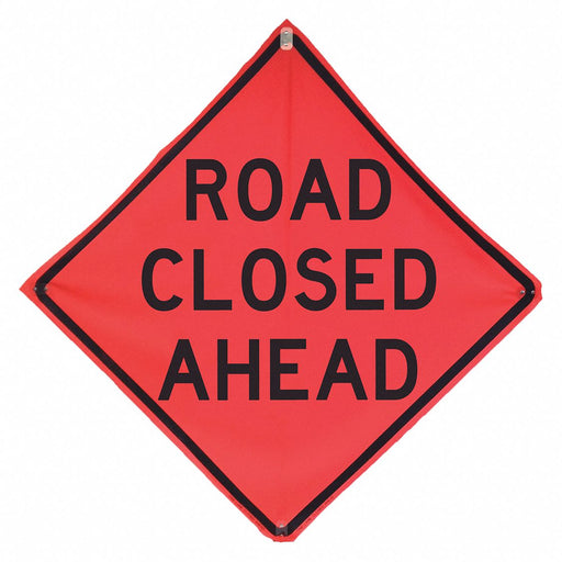 Traffic Sign 48 in x 48 in Orange