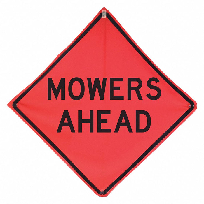 Traffic Sign 36 in x 36 in Orange