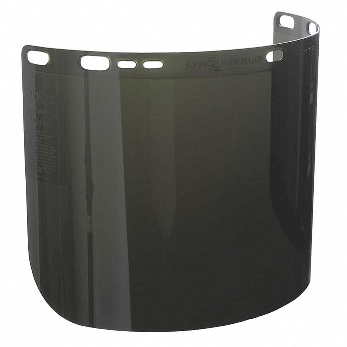 FaceShieldVisor Grn Uncoated PC