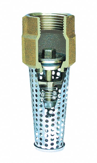 Foot Valve 1-1/4 Size NPT 2-1/16 L