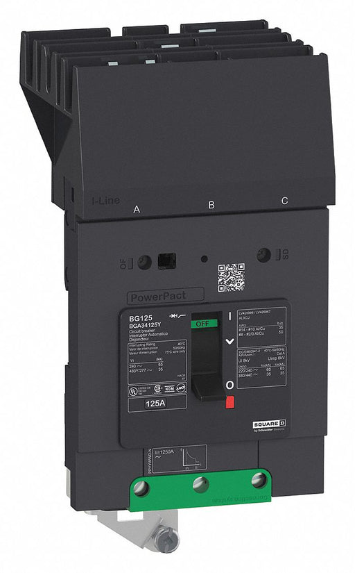Circuit Breaker 100A 3P 277/480VAC BDA