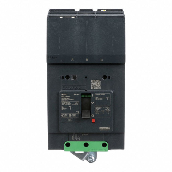 Circuit Breaker 70A 3P 525VAC BDA