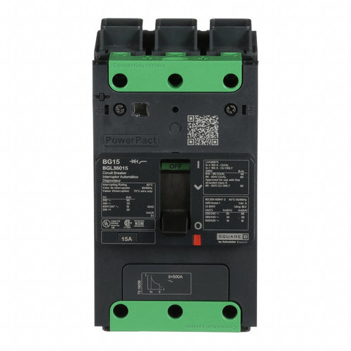 Circuit Breaker 15A 3P 525VAC BGL