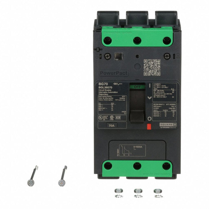 Circuit Breaker 70A 3P 525VAC BGL