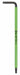 Ball End Hex Key Metric 2.5mm Tip Size