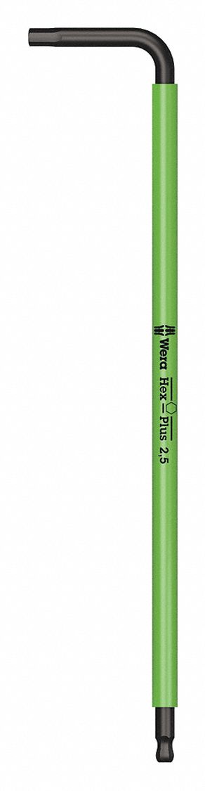 Ball End Hex Key Metric 2.5mm Tip Size