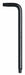 Torx Key L Shape Alloy Steel 3 1/4 in
