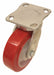 Plate Caster Swivel Polyurethane 9 1/2 H