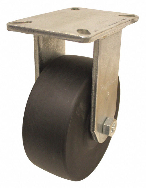 Plate Caster Rigid Nylon 10 1/2 H