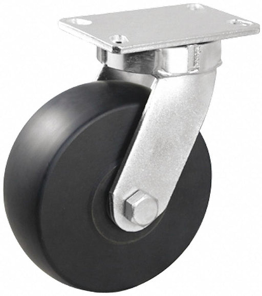 Plate Caster Swivel Nylon 8 1/2 H