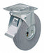 Plate Caster Swivel Rubber 10 1/4 H
