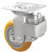 Plate Caster Rigid Polyurethane 8 1/2 H