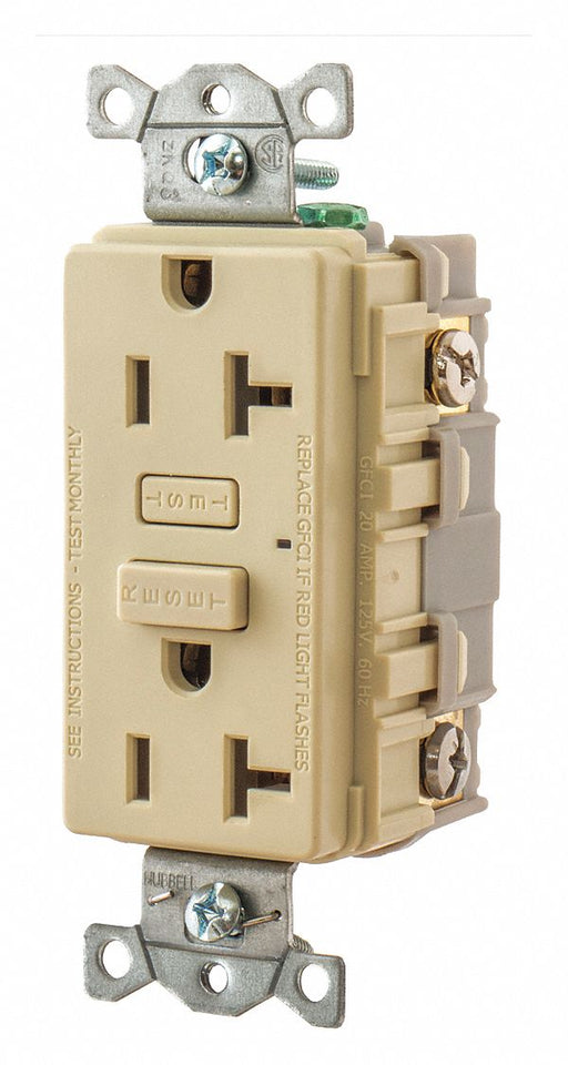 GFCI Receptacle Self-Testing 2 Poles