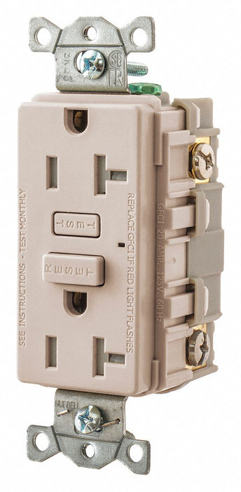 GFCI Receptacle Self-Testing 2 Poles
