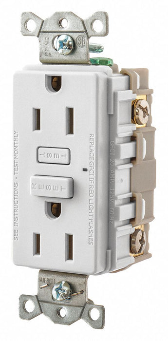 GFCI Receptacle Self-Testing 2 Poles
