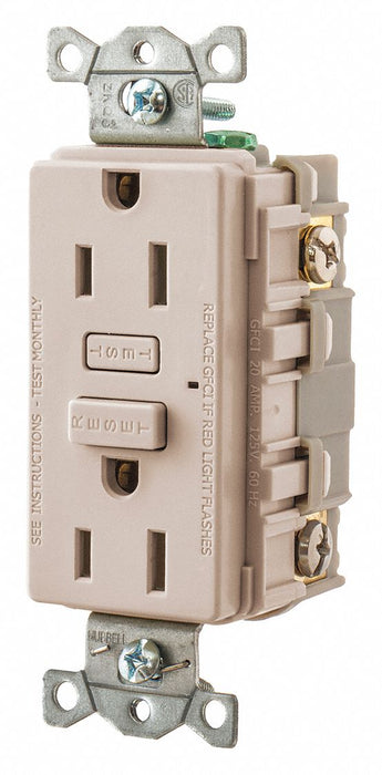 GFCI Receptacle Self-Testing 2 Poles