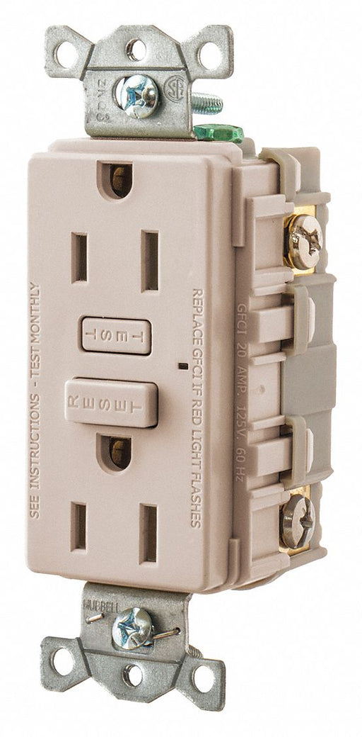 GFCI Receptacle Self-Testing 2 Poles