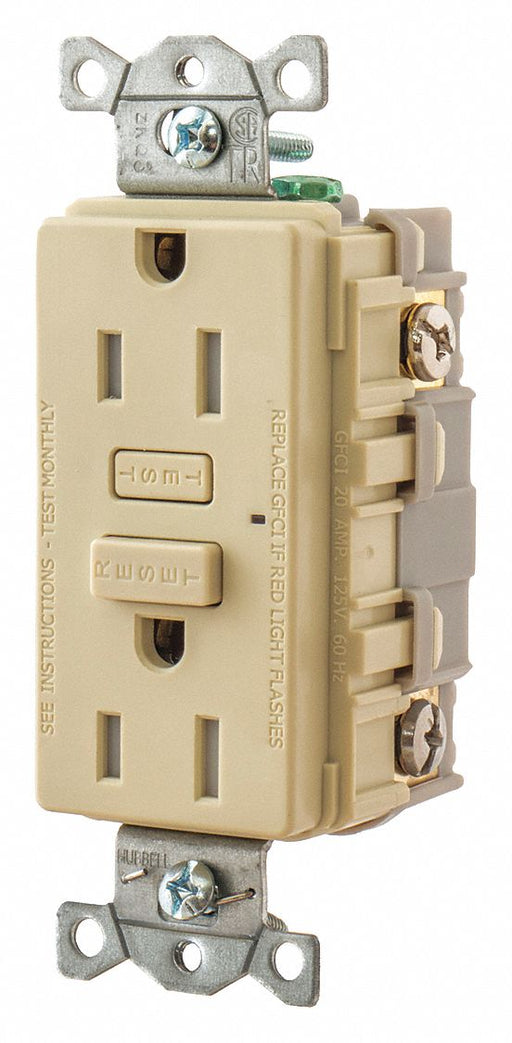 GFCI Receptacle Self-Testing 2 Poles