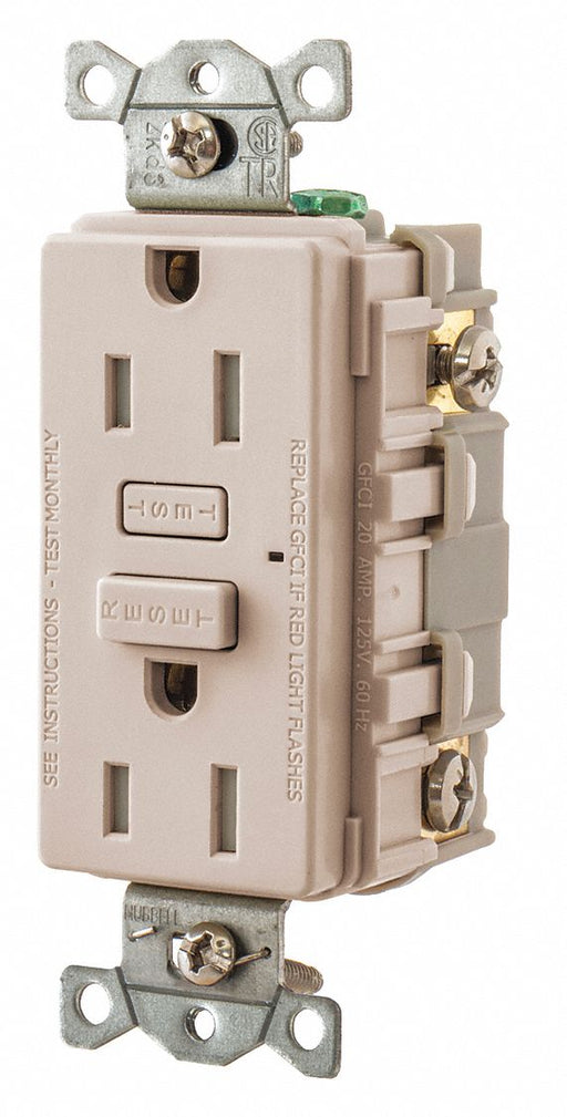 GFCI Receptacle Self-Testing 2 Poles