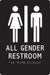 ADA Braille Facility Sign 9x6in Acrylic