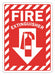 Fire Extinguisher Sign 14inx10in Plastic