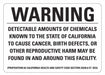 Eco Asbestos Warn Sign 10x14in Non-PVC