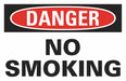 Eco No Smoking Danger Sign 10x14in