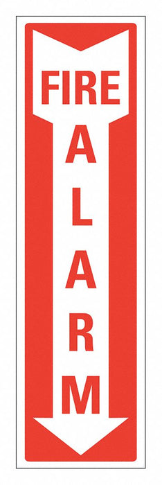 Fire Sign 14in x 4in Reflective Sheeting